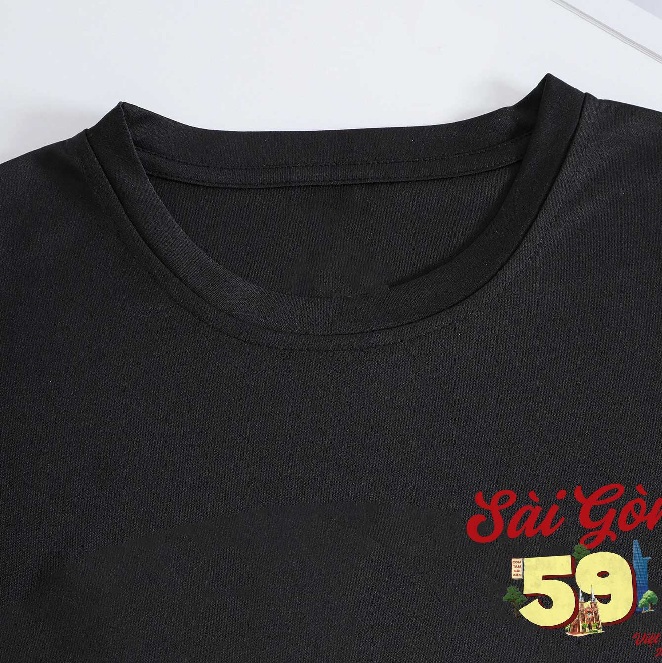 Áo thun nữ du lịch Sài Gòn form vừa regular thoáng mát ARD1282 Miucho Chic in mix_thumbnail_8