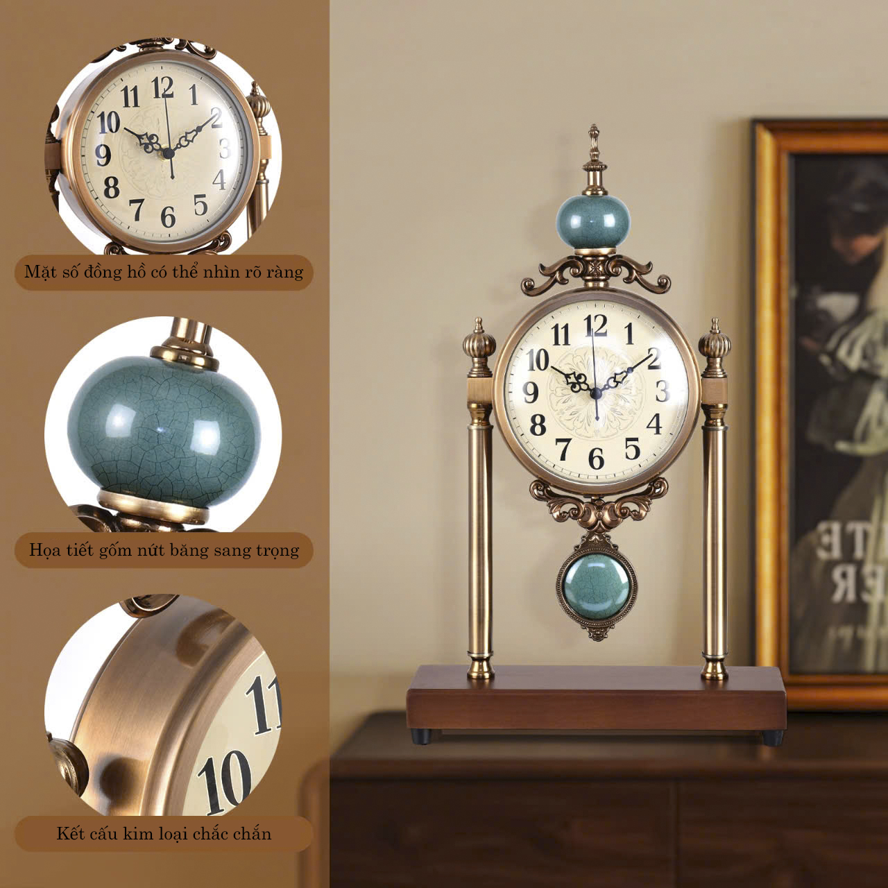 Đồng Hồ Để Bàn Phong Cách Cổ Điển_thumbnail_2