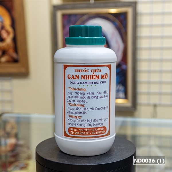 Thuốc chữa máu nhiễm mỡ và gan nhiễm mỡ - Dòng Đa Minh Bùi Chu