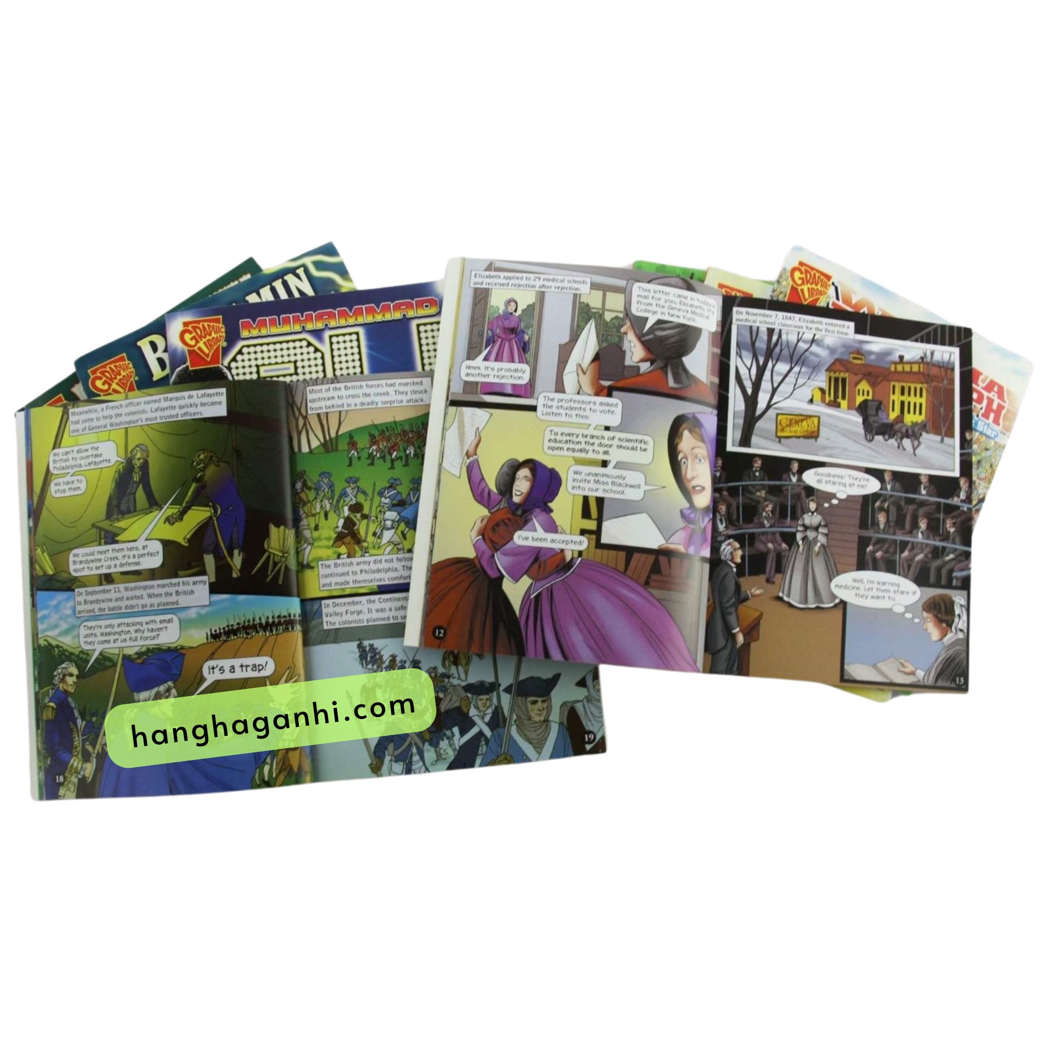 Truyện tranh Danh nhân 6 cuốn Tiếng Anh_thumbnail_4