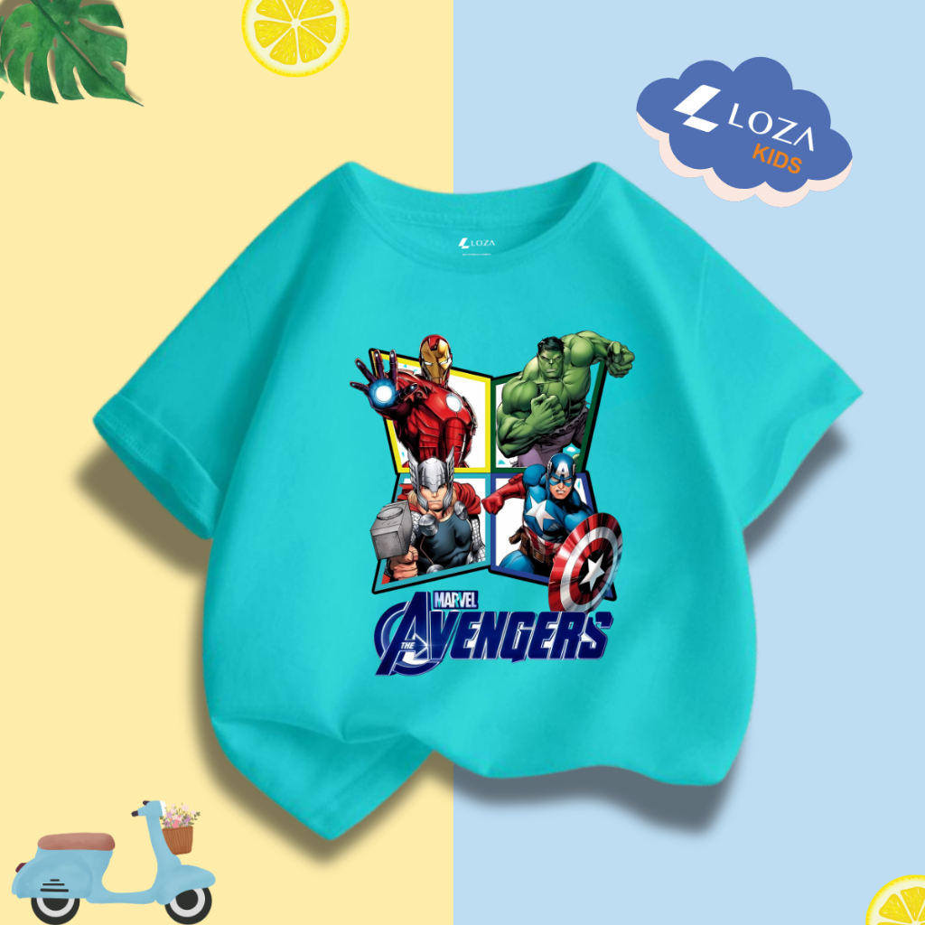 Áo thun bé trai in hình BST Marvel - Loza Kids Mã CA007_thumbnail_12