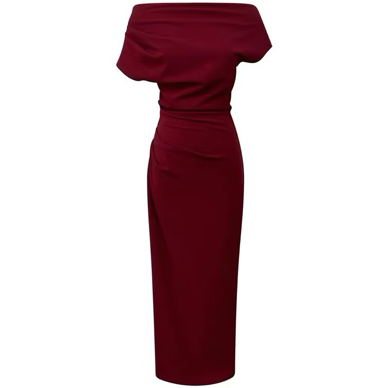 Váy lệch vai dáng dài ôm body, đầm dự tiệc sang chảnh che khuyết điểm Logastore_L195_thumbnail_2