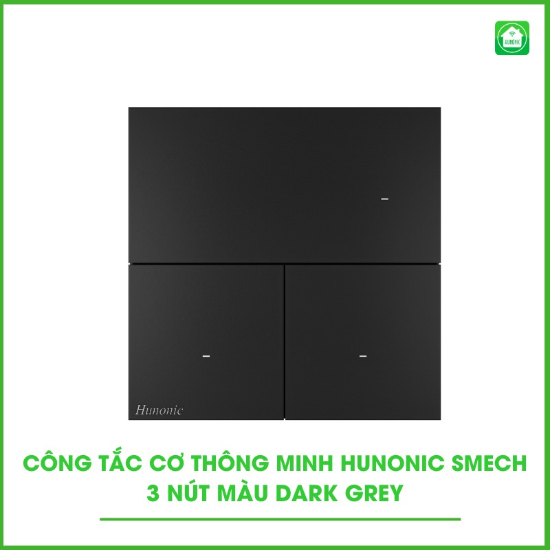 Công Tắc Cơ Thông Minh Hunonic Smech 3 Nút