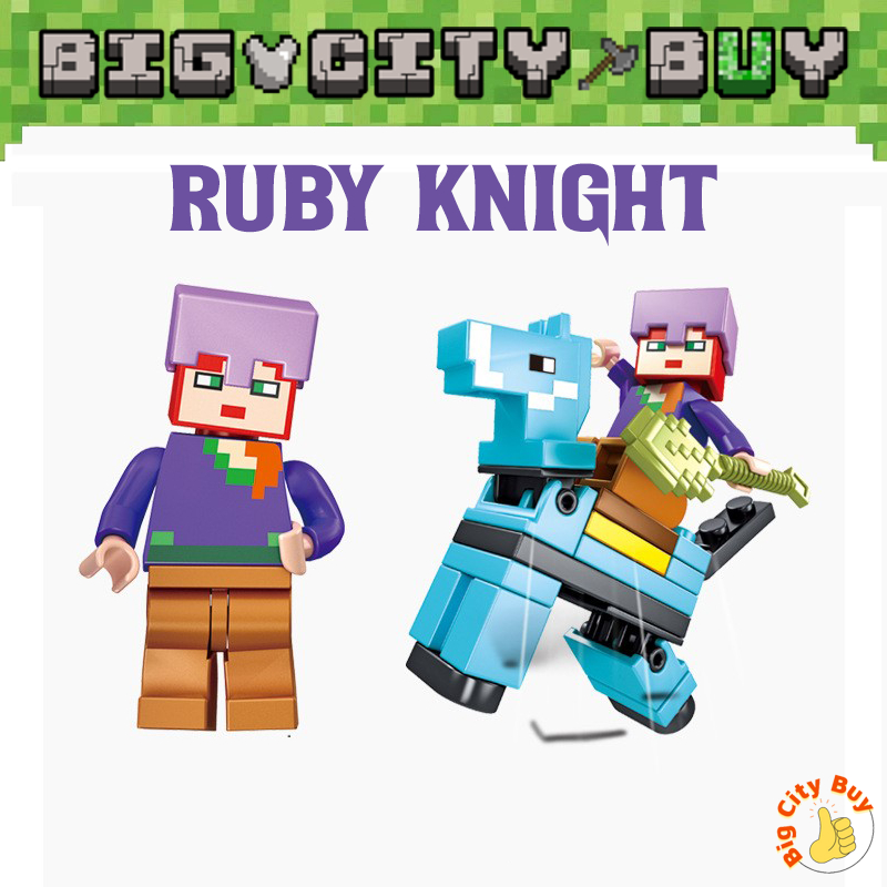 Set 8 Nhân Vật Hiệp Sĩ Ngựa MineCraft Siêu Đỉnh, Cực Hay Cùng Viên Nam Châm MineCraft, MineCraft Nam Châm_thumbnail_3