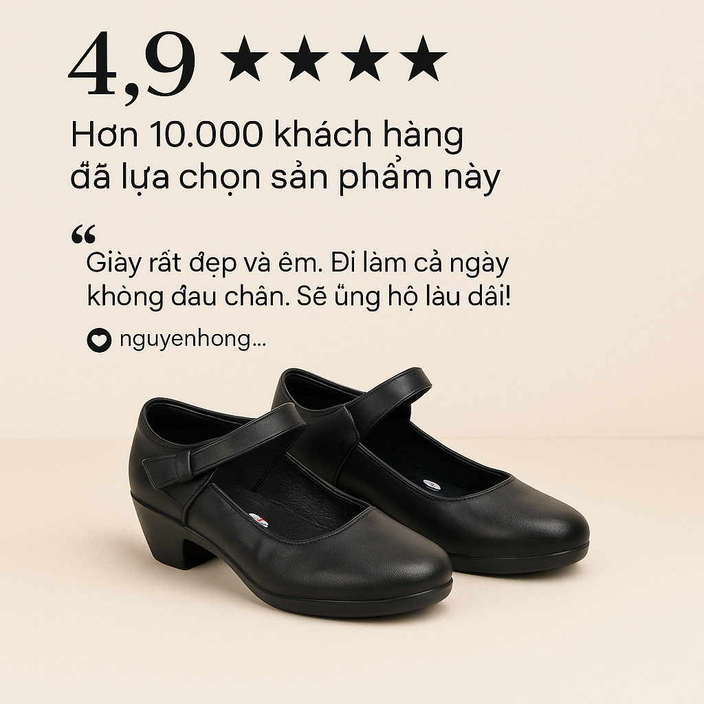 K02 - Giày cao gót 5cm