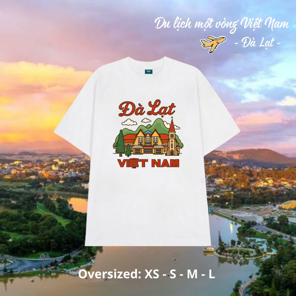 Áo thun du lịch Việt Nam, Huế, Hạ Long... dáng oversize rộng local brand We Tee - T028_thumbnail_8