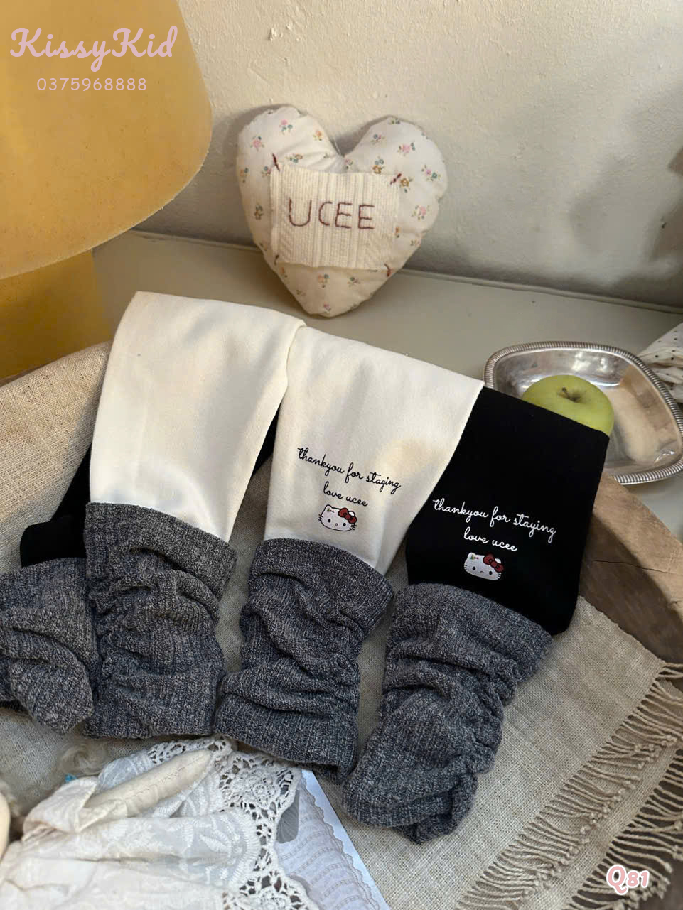 (Q81) Quần legging màu đen gập gấu Hãng Ucee Heyduck_thumbnail_0