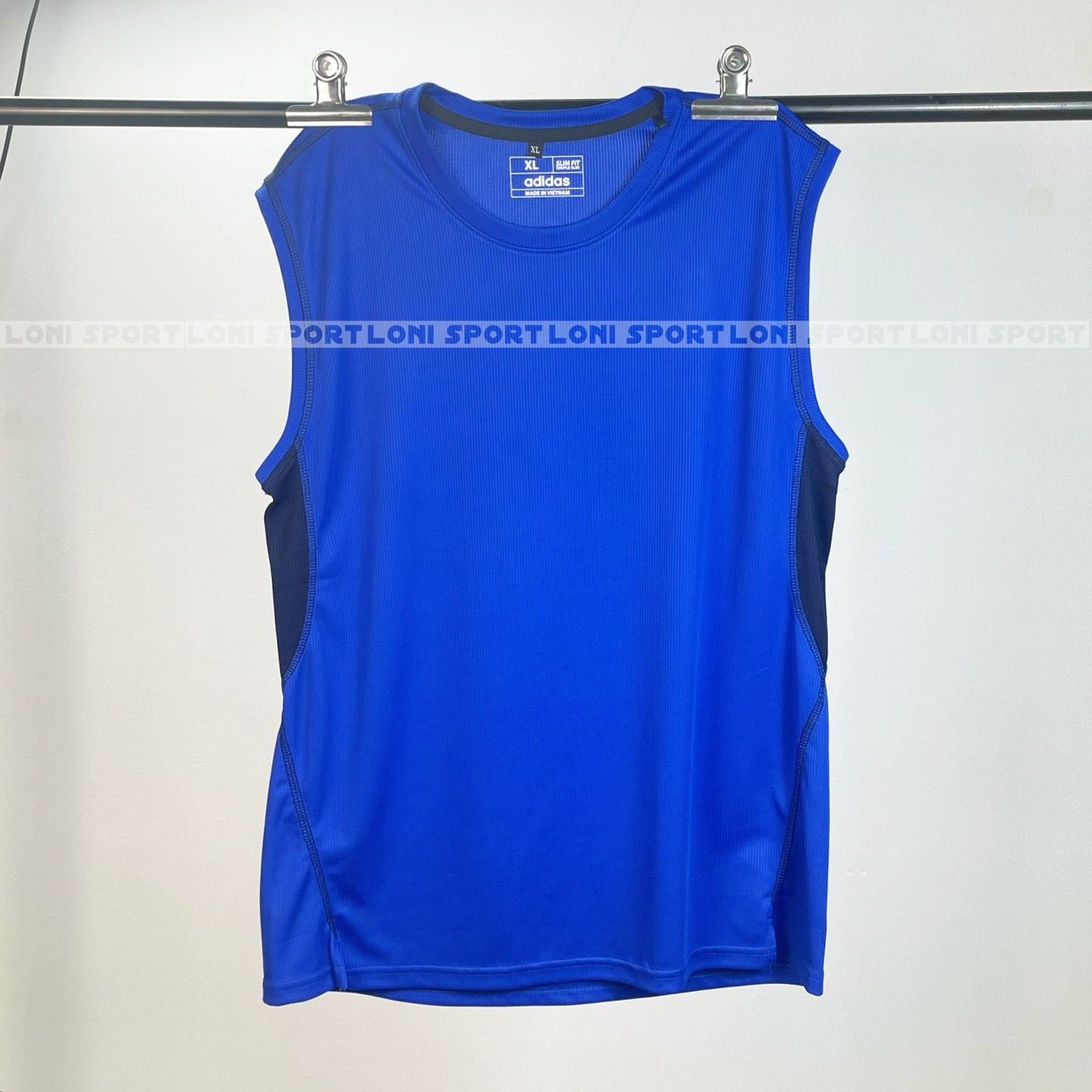 Áo 3 lỗ thể thao cao cấp - xanh