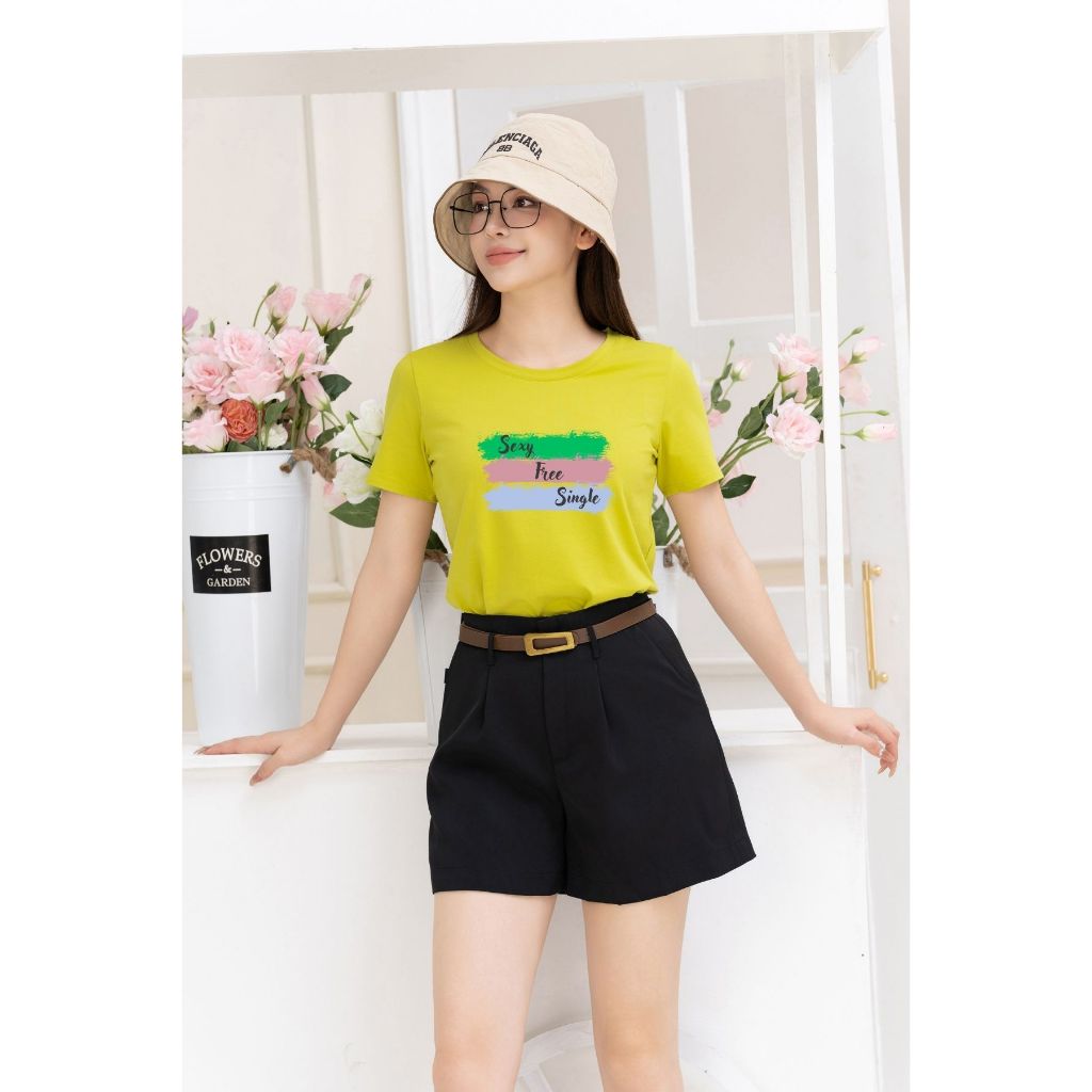[Form Vừa] Áo phông nữ mùa hè dáng suông vừa chất liệu thun cotton thoáng mát - LOZA G0134_thumbnail_8