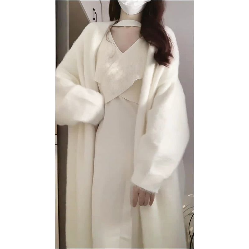 [MS000038] ✨ Bộ Váy Len Dáng Dài Dịu Dàng Cho Mùa Thu Đông_thumbnail_3