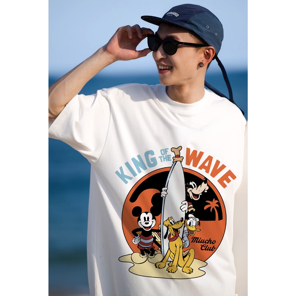 Áo thun nam form rộng ATD1149 Miucho Man áo phông tay ngắn cổ tròn in mix BST hè biển_thumbnail_2