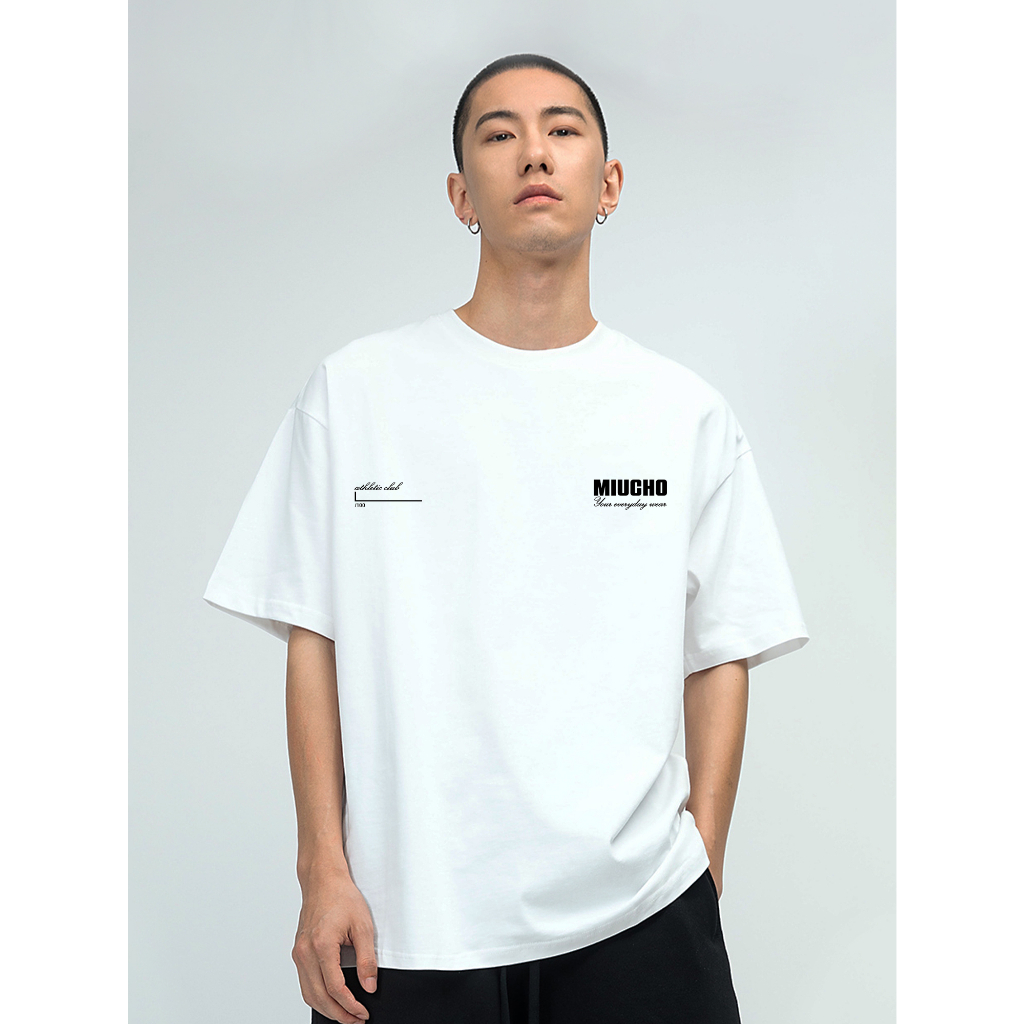 Áo thun nam form rộng ATD270 Miucho Man cotton cổ tròn in typography_thumbnail_5