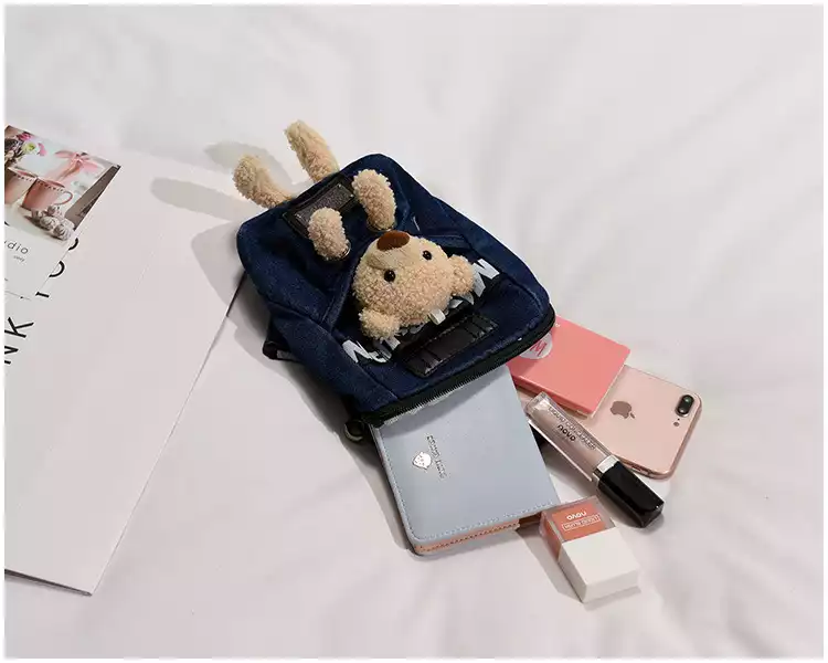 Túi Đeo Chéo Gắn Gấu Đáng Yêu_thumbnail_2