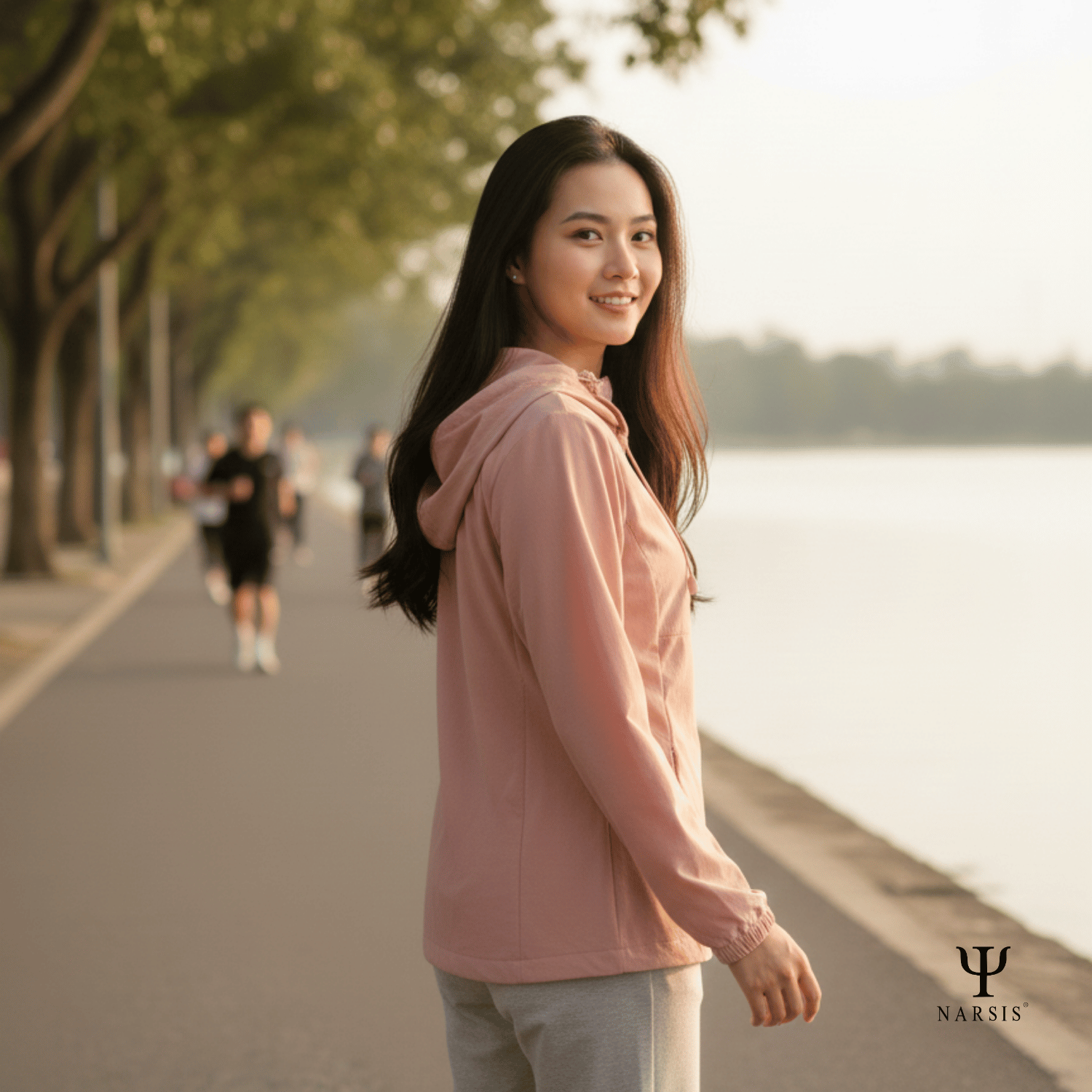 Áo Khoác Gió Nữ Narsis 1 Lớp, Chống Nắng, Chống Gió, Phong Cách Trẻ Trung - L25002_thumbnail_3