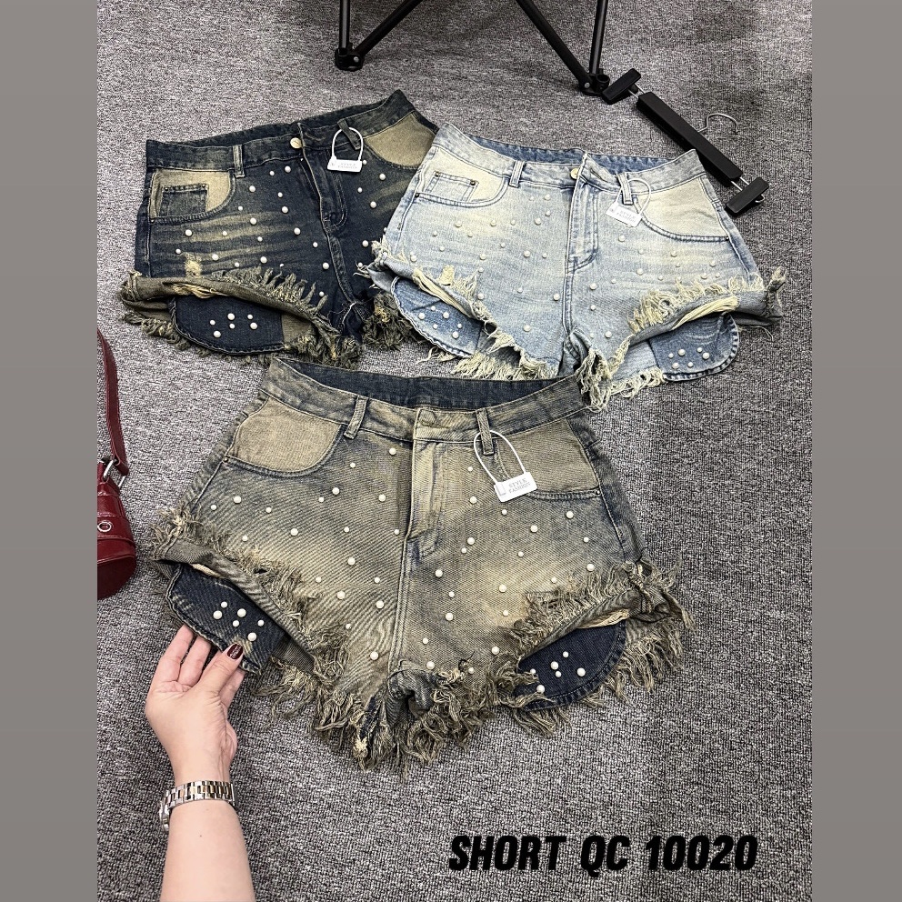 Quần short jean túi lòi đính ngọc bigsize QSJ10020 dành cho nàng béo mập từ 55-90kg_thumbnail_6