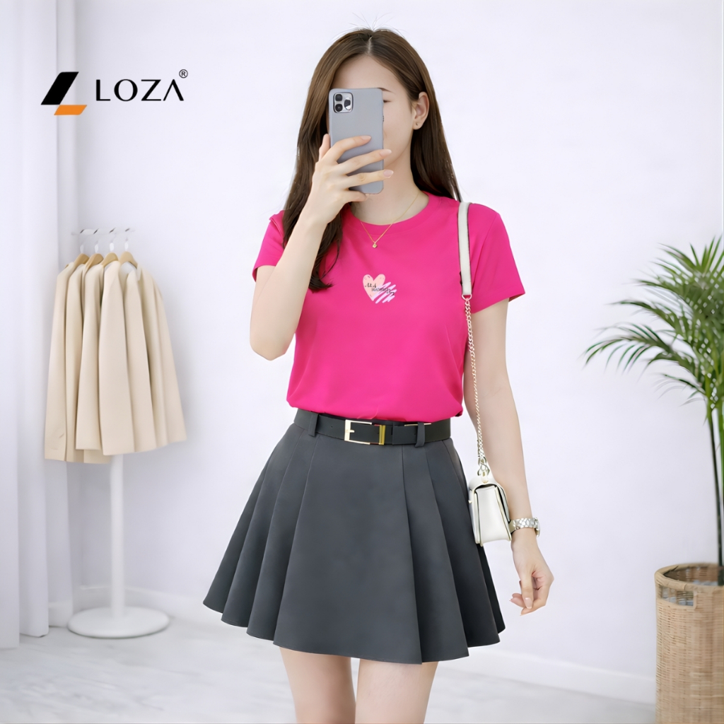 [Form vừa] Áo phông nữ dáng vừa hình trái tim - Loza VT8468_thumbnail_9