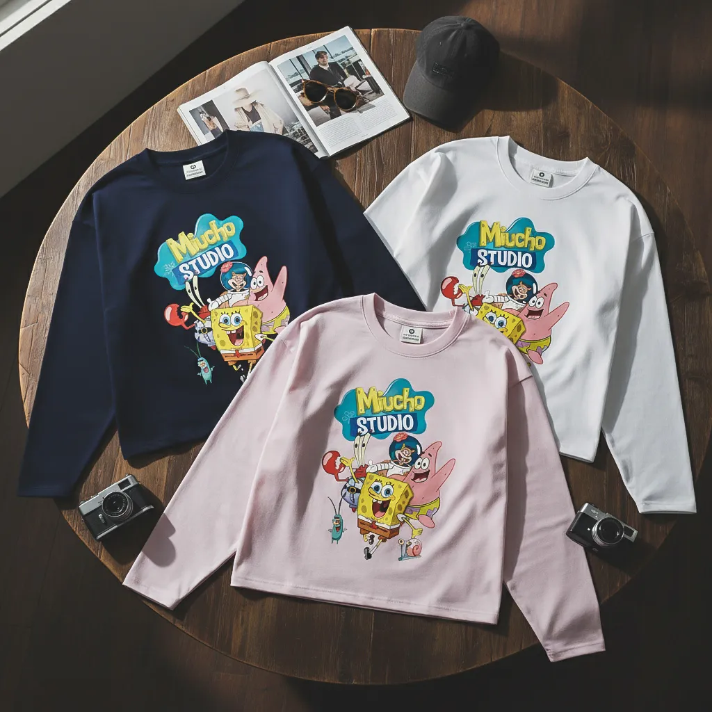 Áo thun nữ boxy tay dài hoạt hình Miucho 3315_thumbnail_6