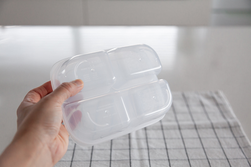 Hộp đựng thực phẩm 4 ngăn 620ml Nakaya J000060_thumbnail_2