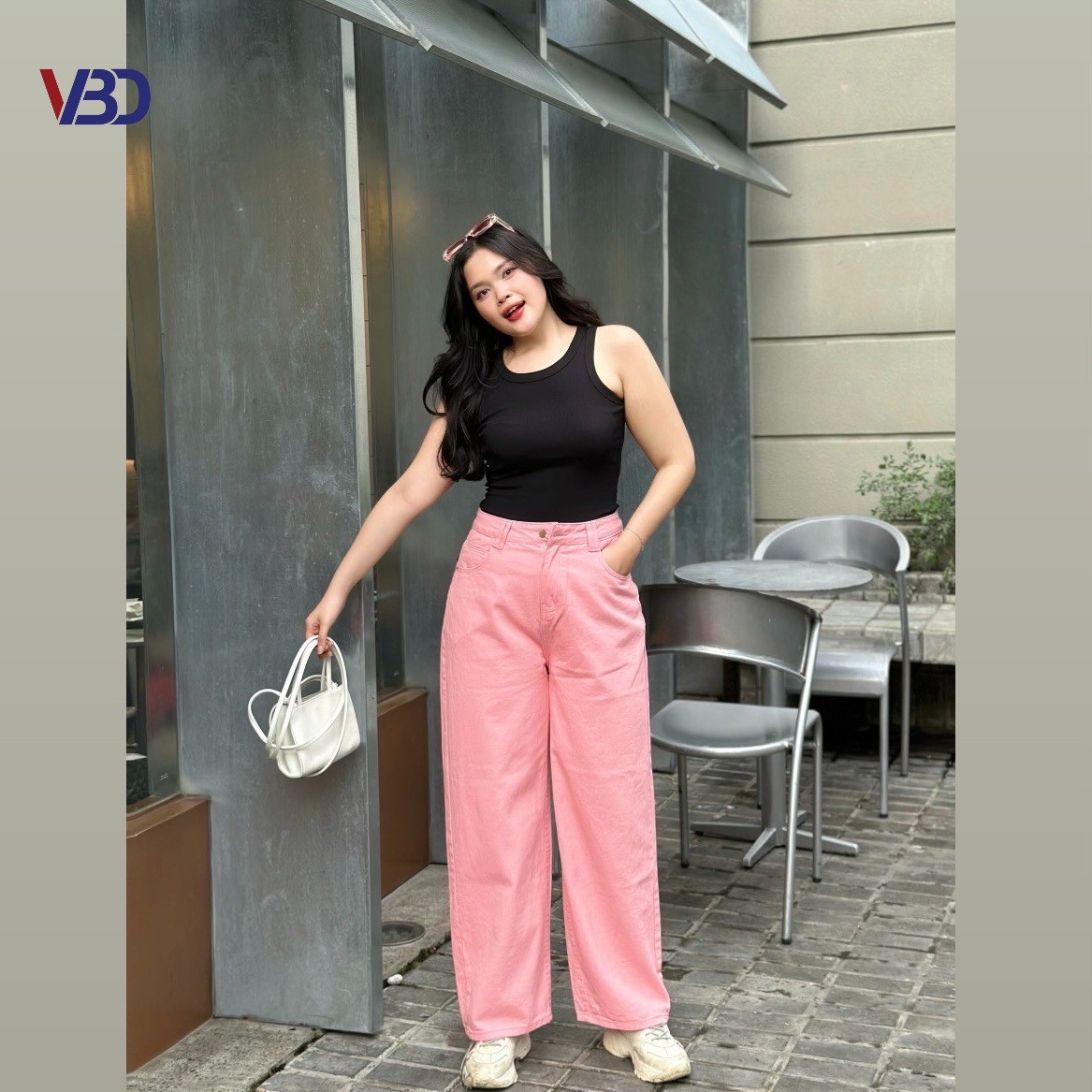 Quần jean ống suông lưng cao basic mới bigsize QJ5000 dành cho nàng béo mập từ 55-90kg_thumbnail_33