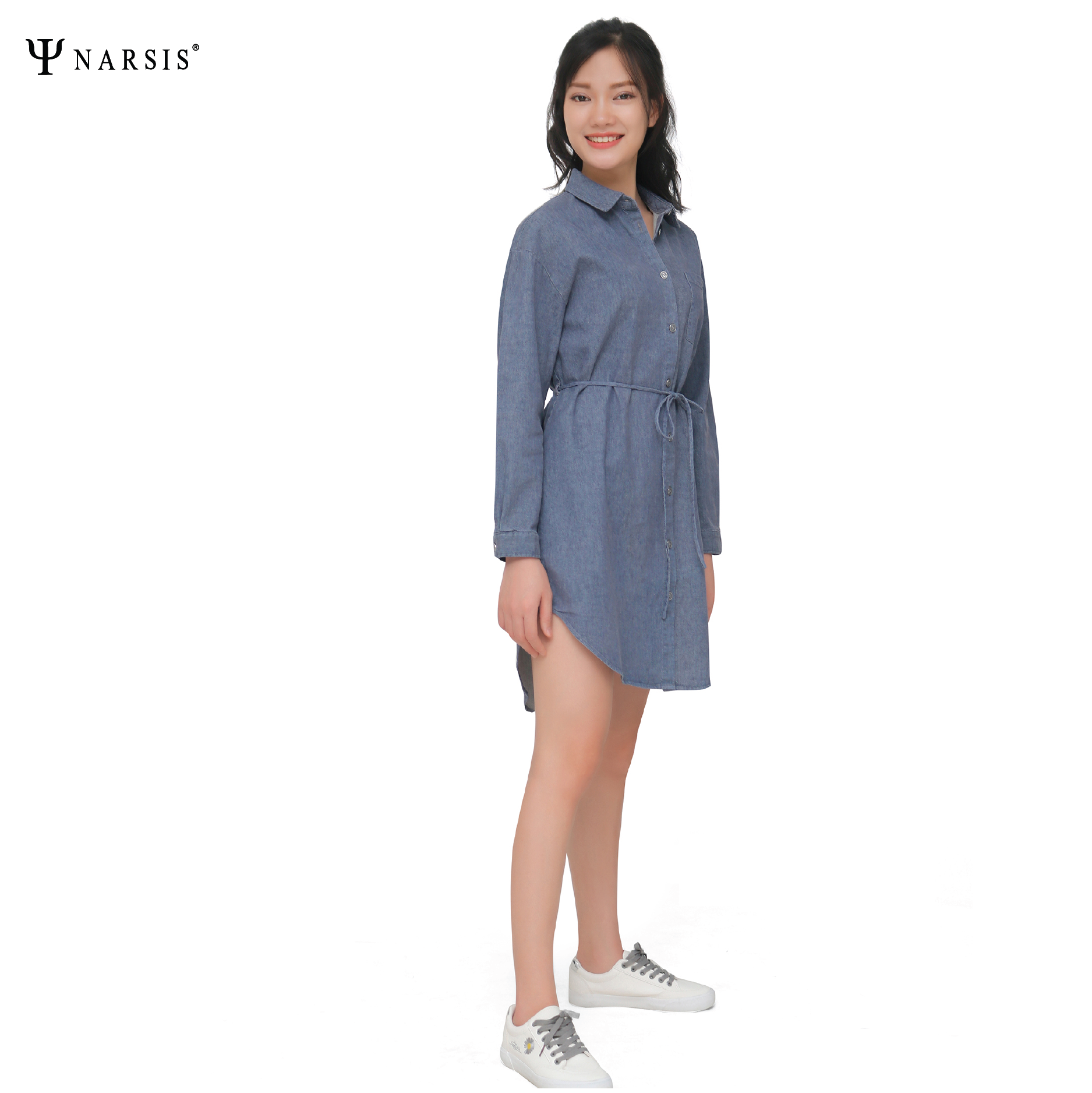 VÁY NỮ B9004 NARSIS CHẤT LIỆU JEAN BỀN BỈ, CÁ TÍNH, TRẺ TRUNG, THỜI TRANG, TRẺ TRUNG, THỜI TRANG_thumbnail_0