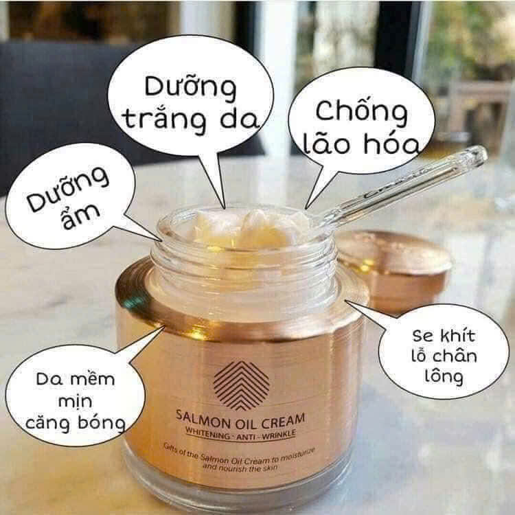 HM117 Kem cá hồi trắng da và chống lão hóa