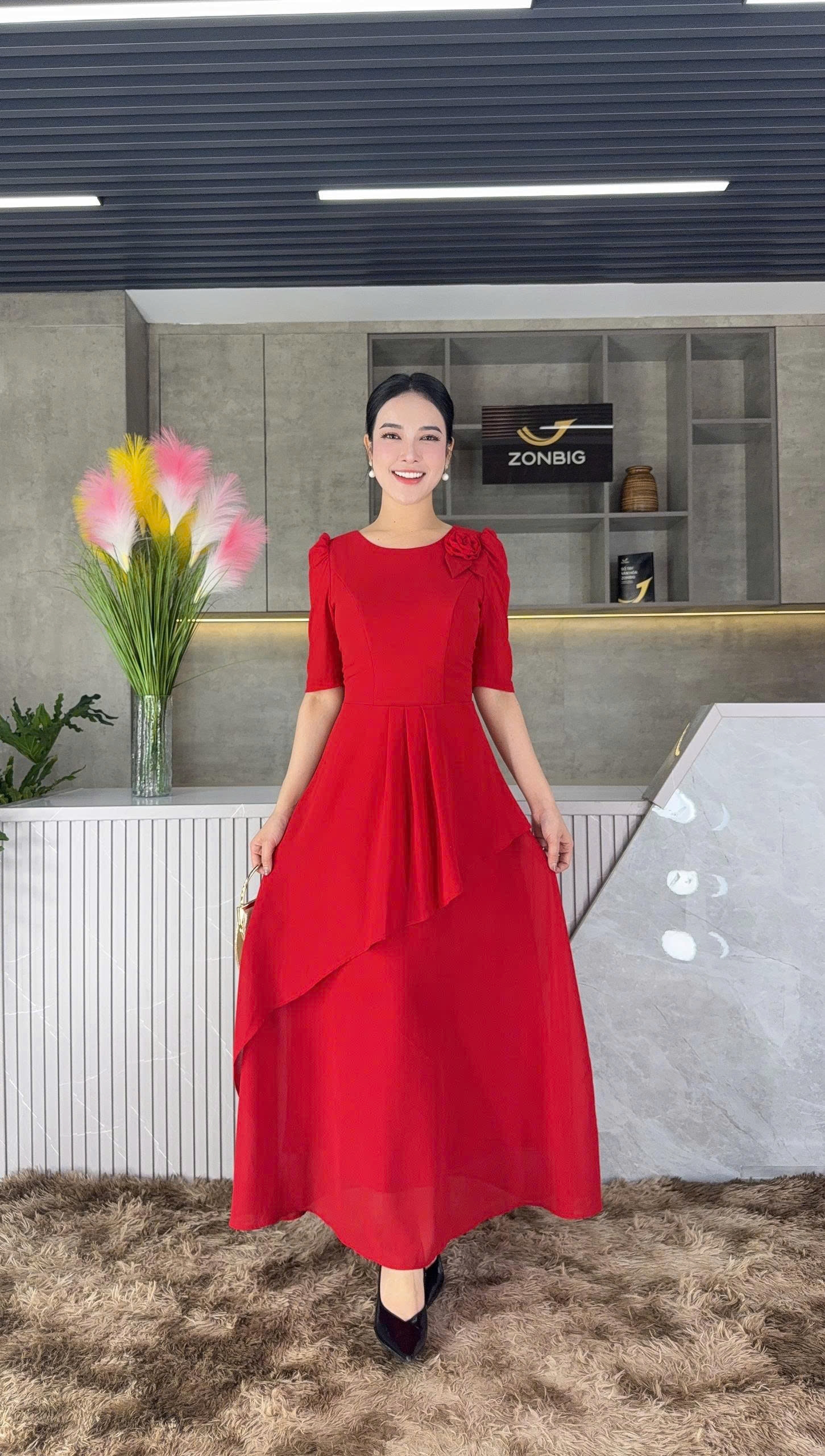 Đầm xòe - Y2110 - Thương hiệu ZONBIG