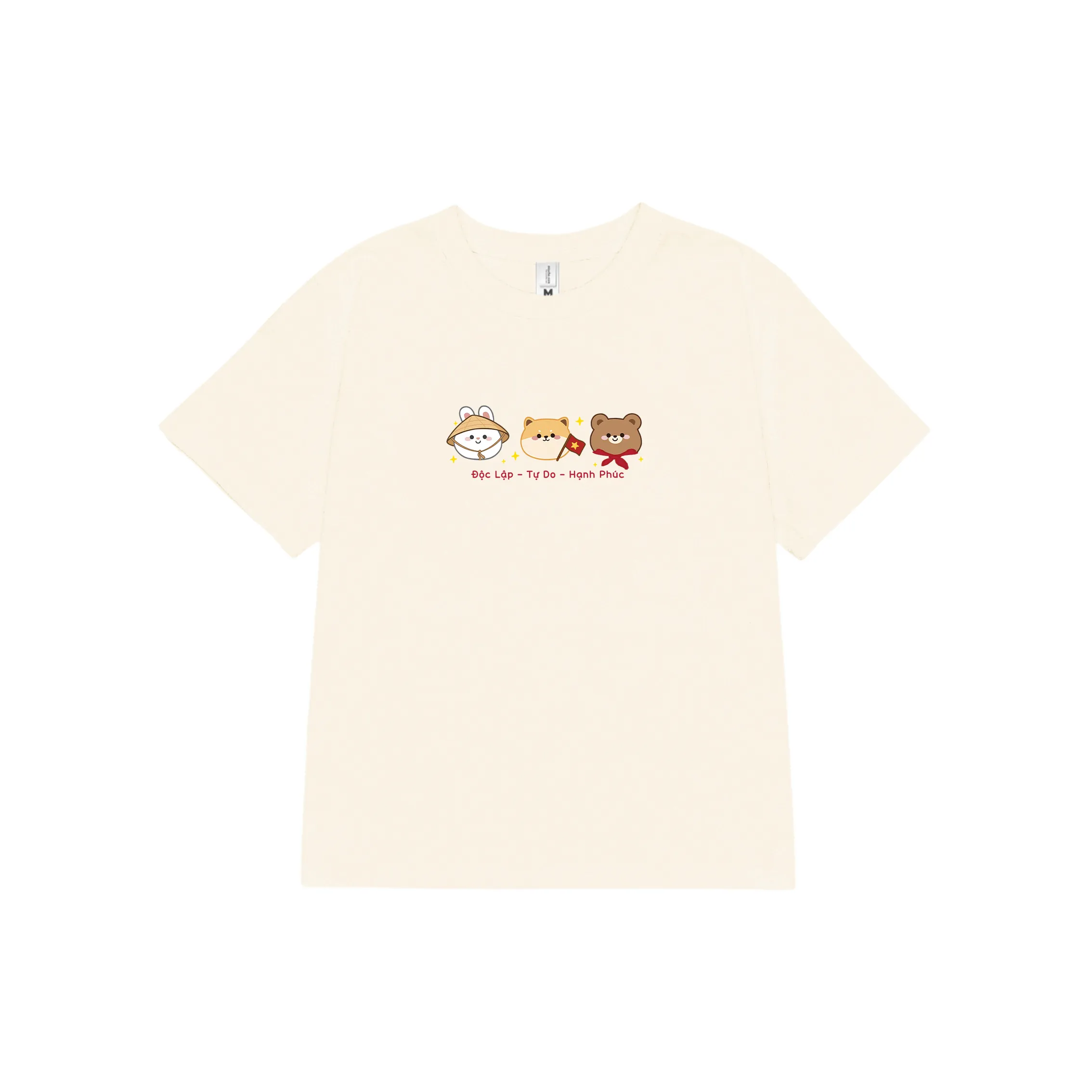 Áo baby tee Độc Lập Tự Do Hạnh Phúc 2521 Miucho vải cotton thoáng mát in mix_thumbnail_8