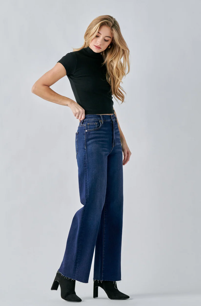 QJ532 - Jeans ống suông - đậm_thumbnail_4