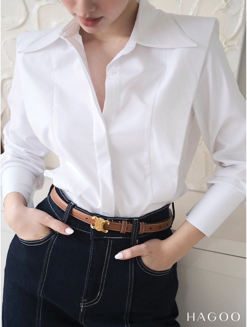 Áo sơ mi vạt chờm HAGOO_thumbnail_2