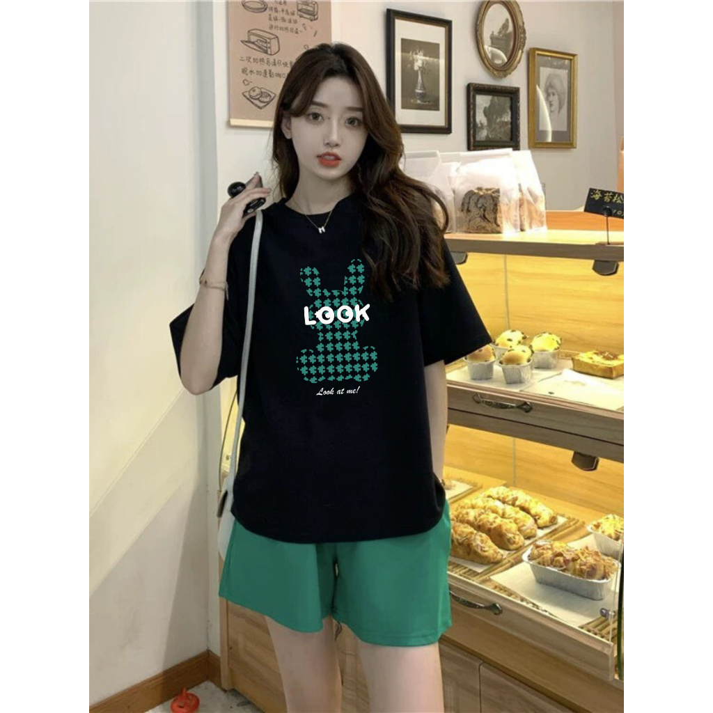 [Form rộng] Bộ đồ nữ cộc tay mùa hè - Set đồ thun nữ thời trang LOZA BP01_thumbnail_2