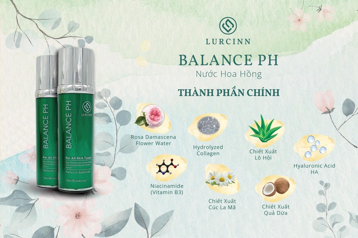 Nước Hoa Hồng Lurcinn Balance pH Toner 500ml_thumbnail_4
