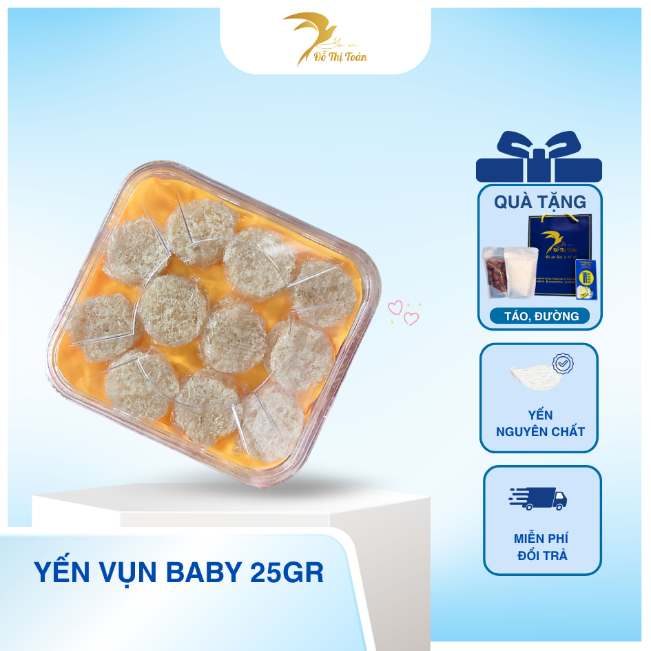 [S47] YẾN VỤN VIÊN BABY (80-100v/100GR)- HỘP 25GR