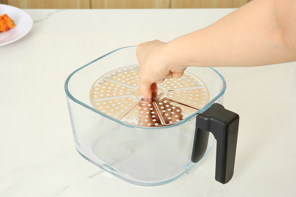 Nồi chiên không dầu lòng thuỷ tinh Mishio MK373 không lo bong tróc chống dính_thumbnail_22