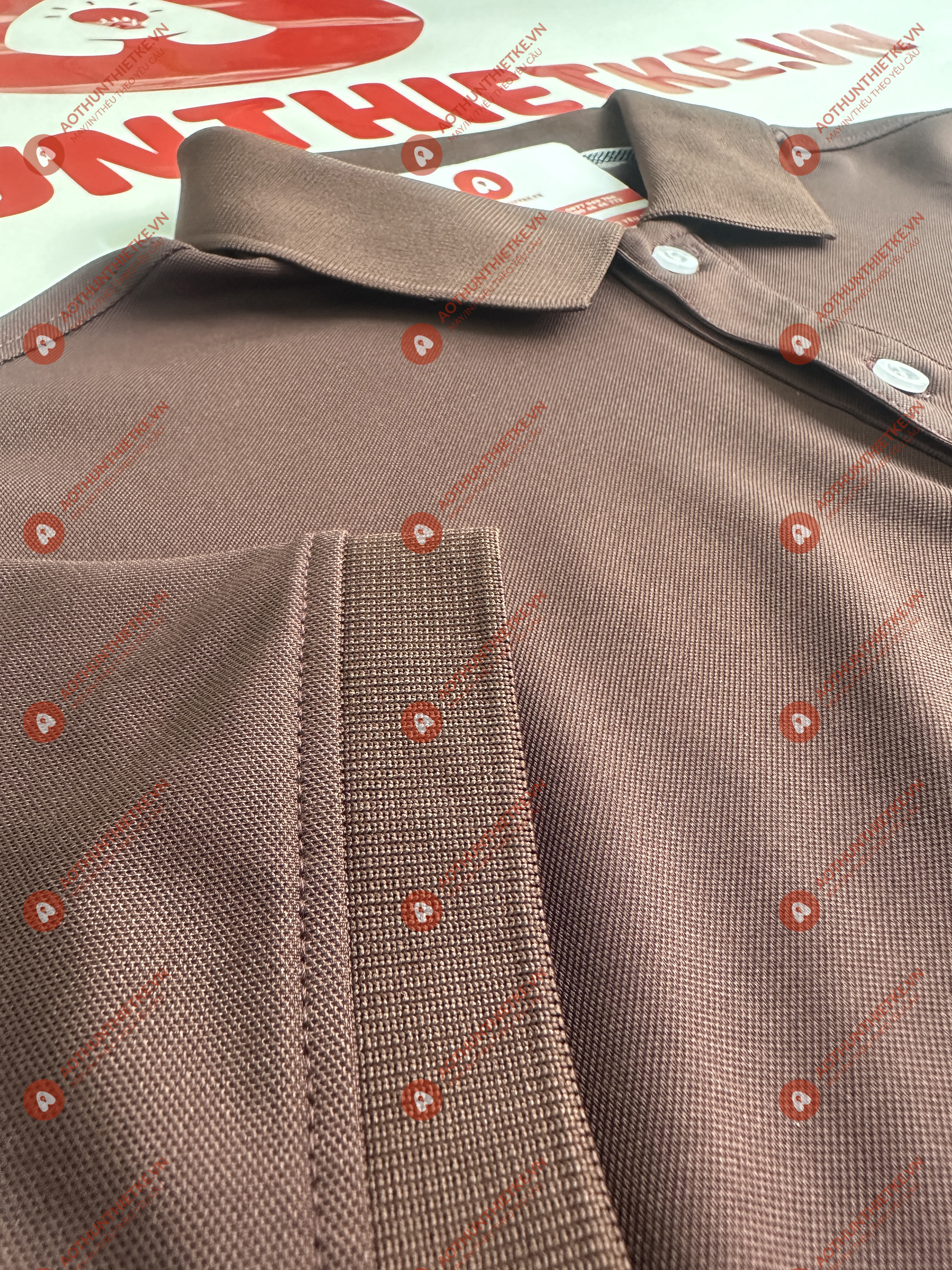 Áo Đồng Phục Polo Basic Nâu_thumbnail_2