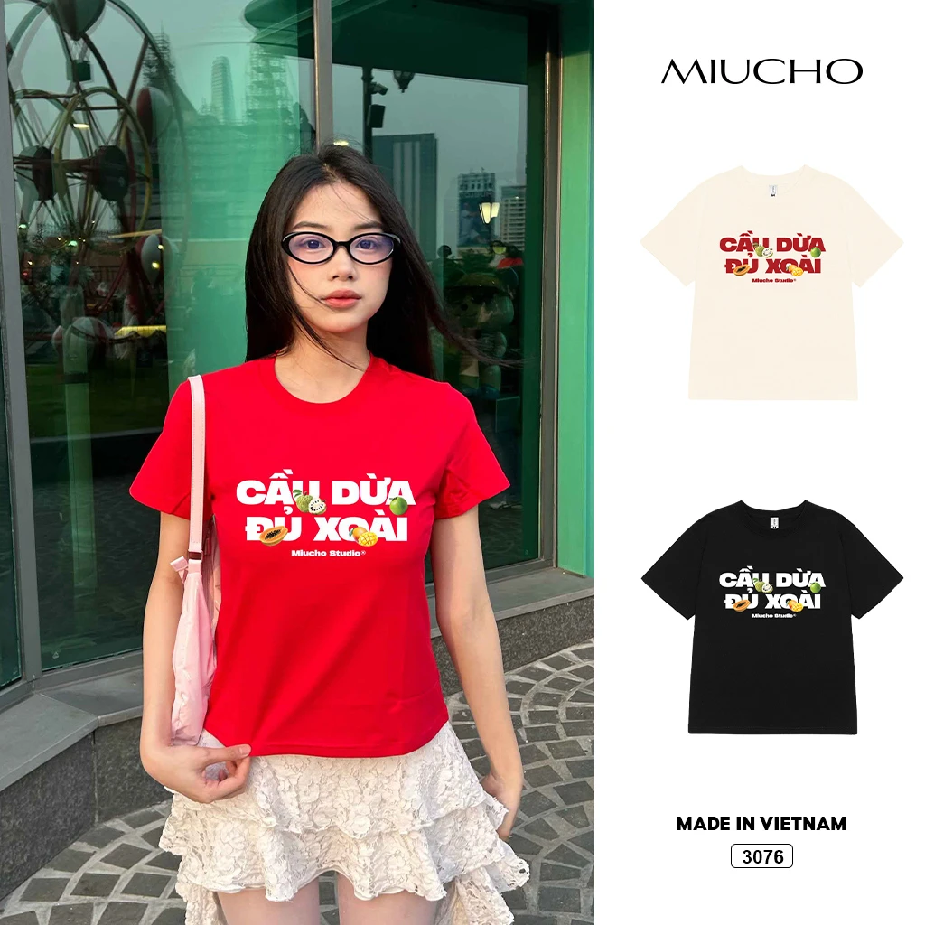 Áo baby tee Tết Bính Ngọ Miucho 3076