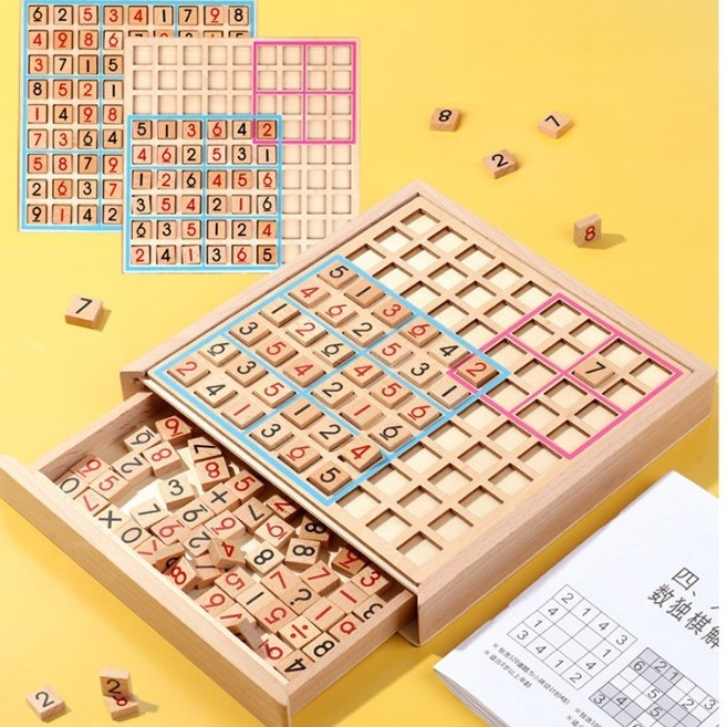 Sudoku giải đố toán học bằng gỗ Simba Shop - Đồ Chơi Trí Tuệ, Phát Triển Tư Duy Cho Bé 6-12 Tuổi_thumbnail_6