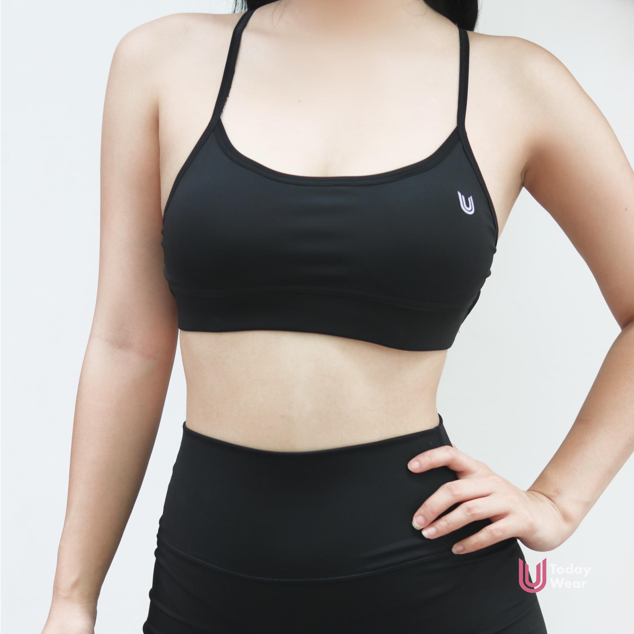 Áo bra Lucie đen mix quần Rider đen_thumbnail_1