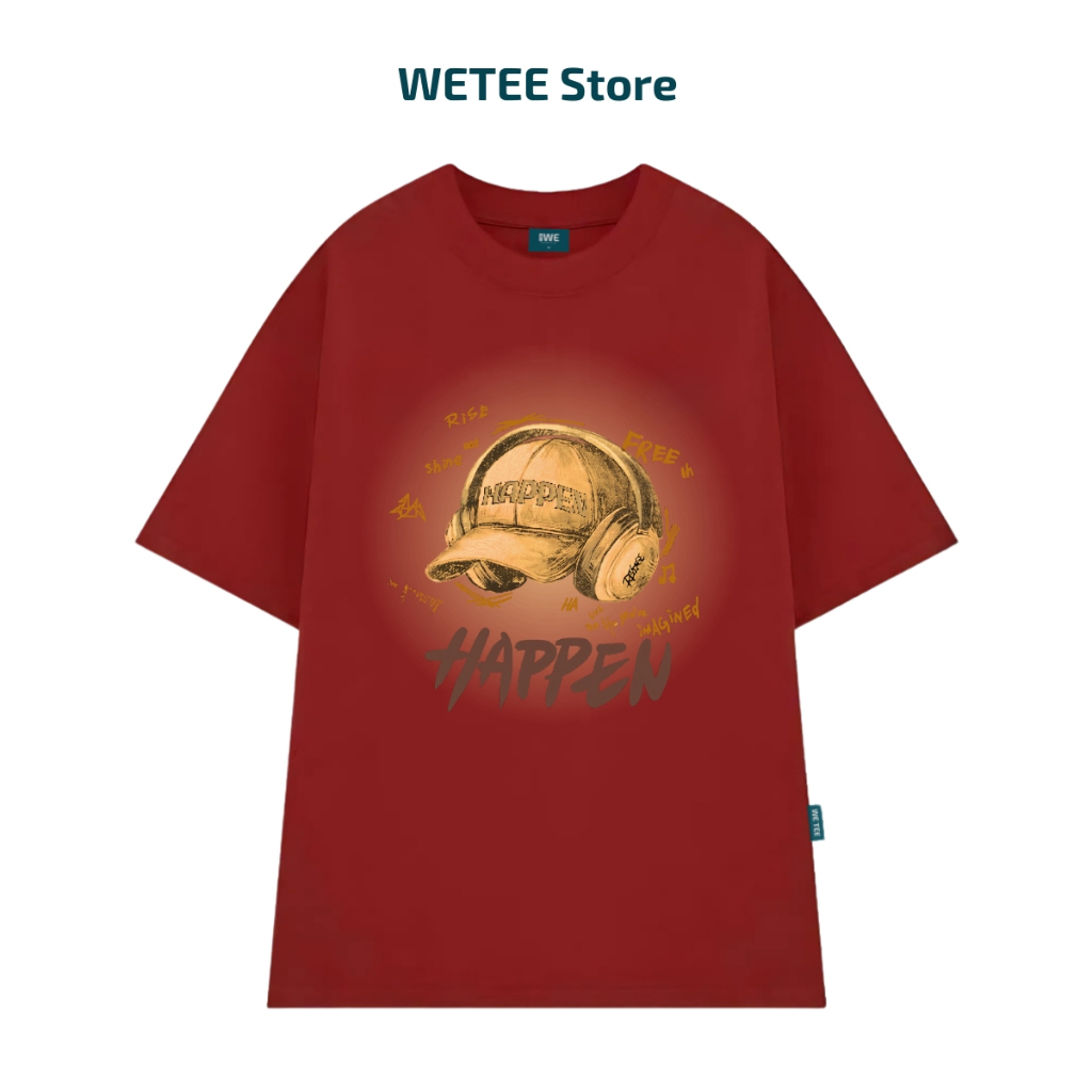 Áo phông oversize nam nữ hình mũ HAPPEN local brand We Tee - WU0956_thumbnail_2