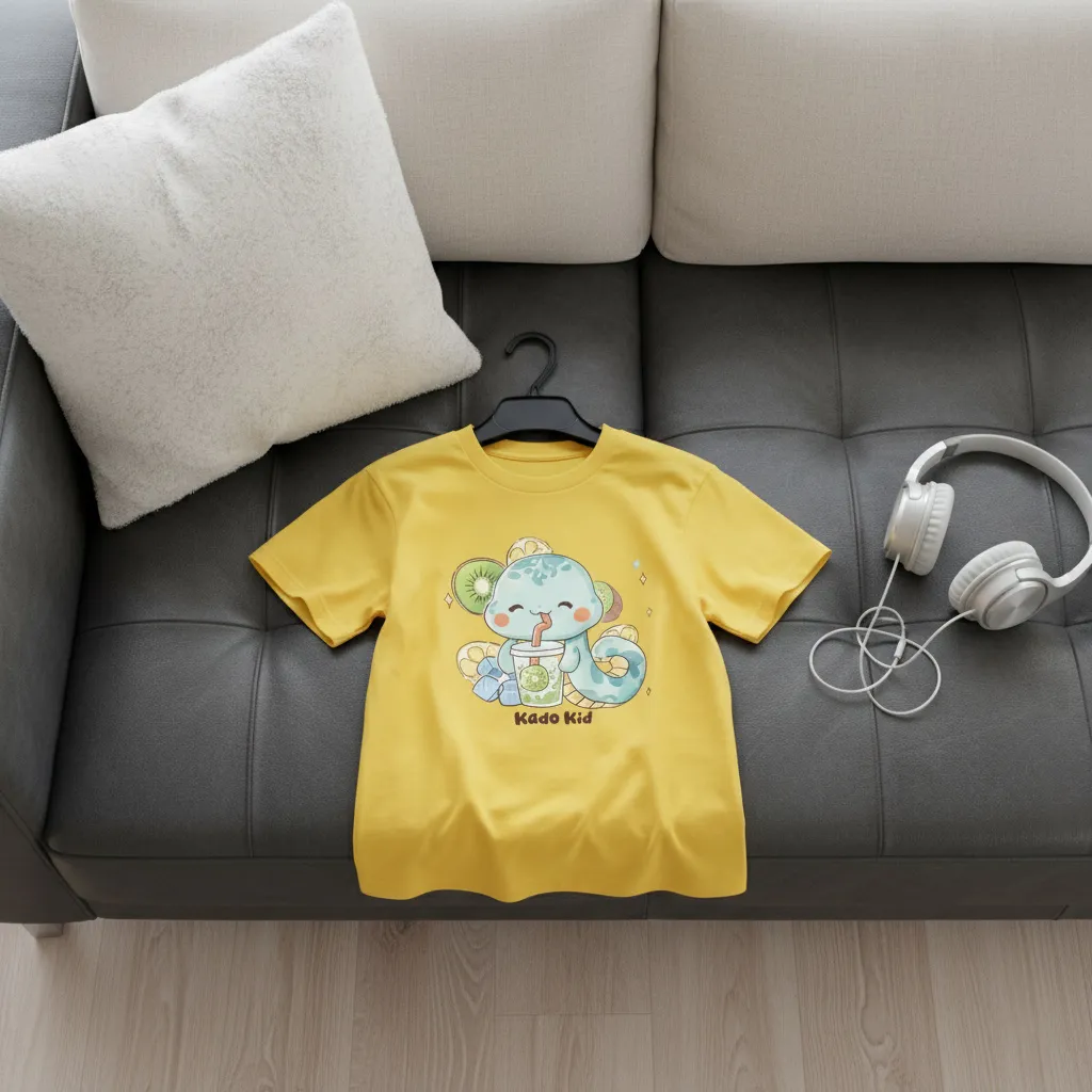 Áo thun bé trai bé gái 12 con giáp tuổi Tỵ Kado 3165_thumbnail_6