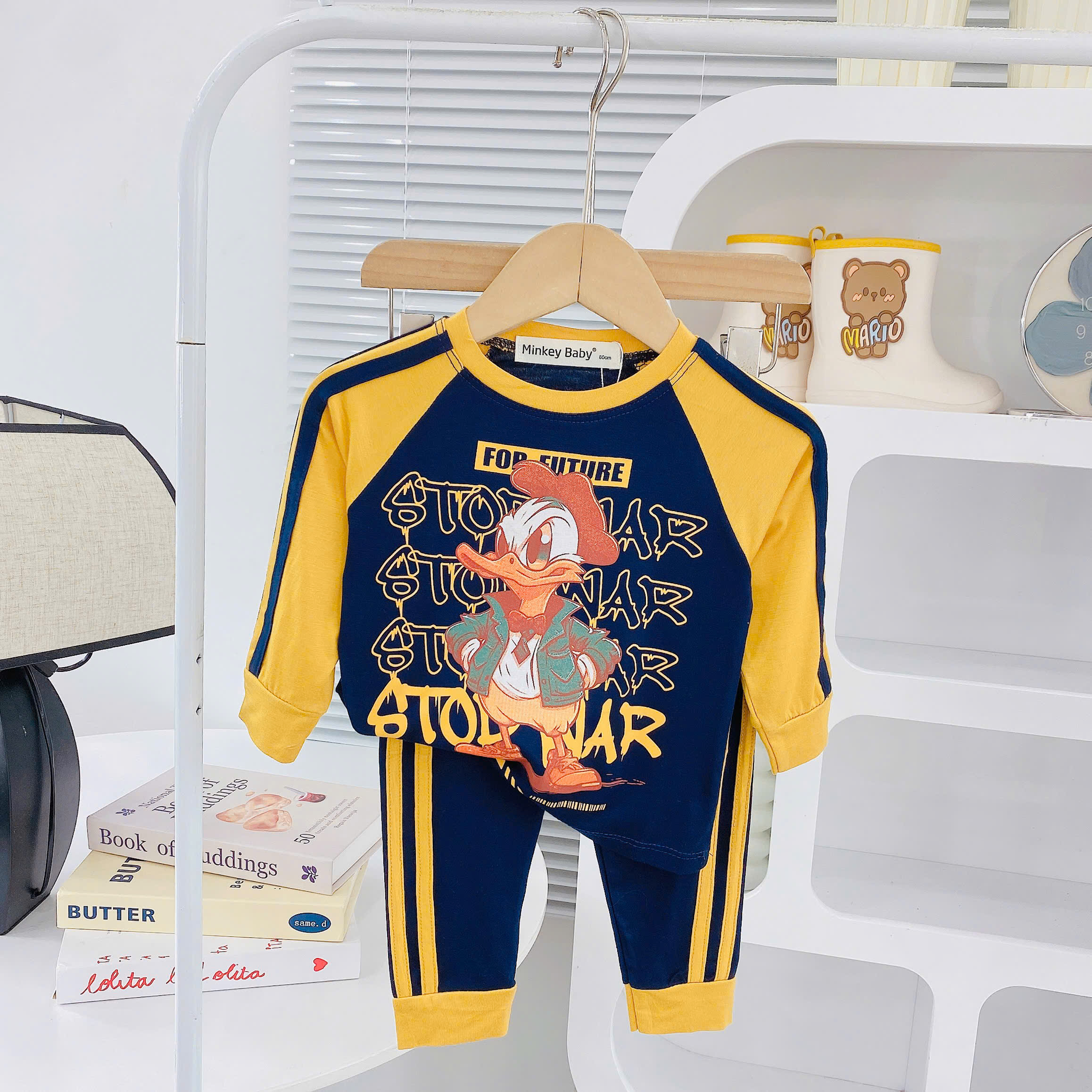 N11 BỘ DÀI TAY MINKEY ĐỘNG VẬT MÃ 2- A003.128