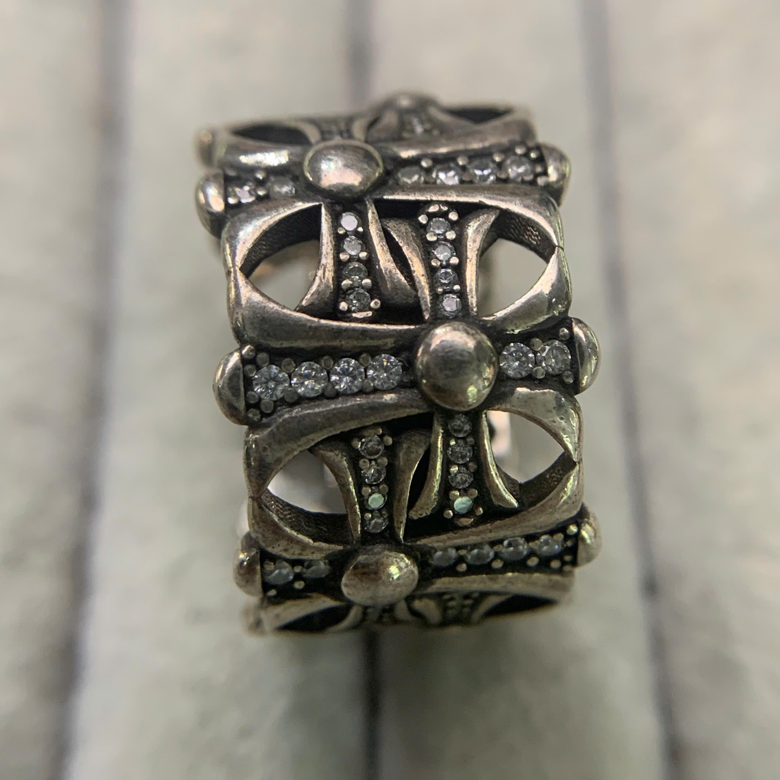 nhẫn kiểu chrome heart thành cao size 9 _thumbnail_2