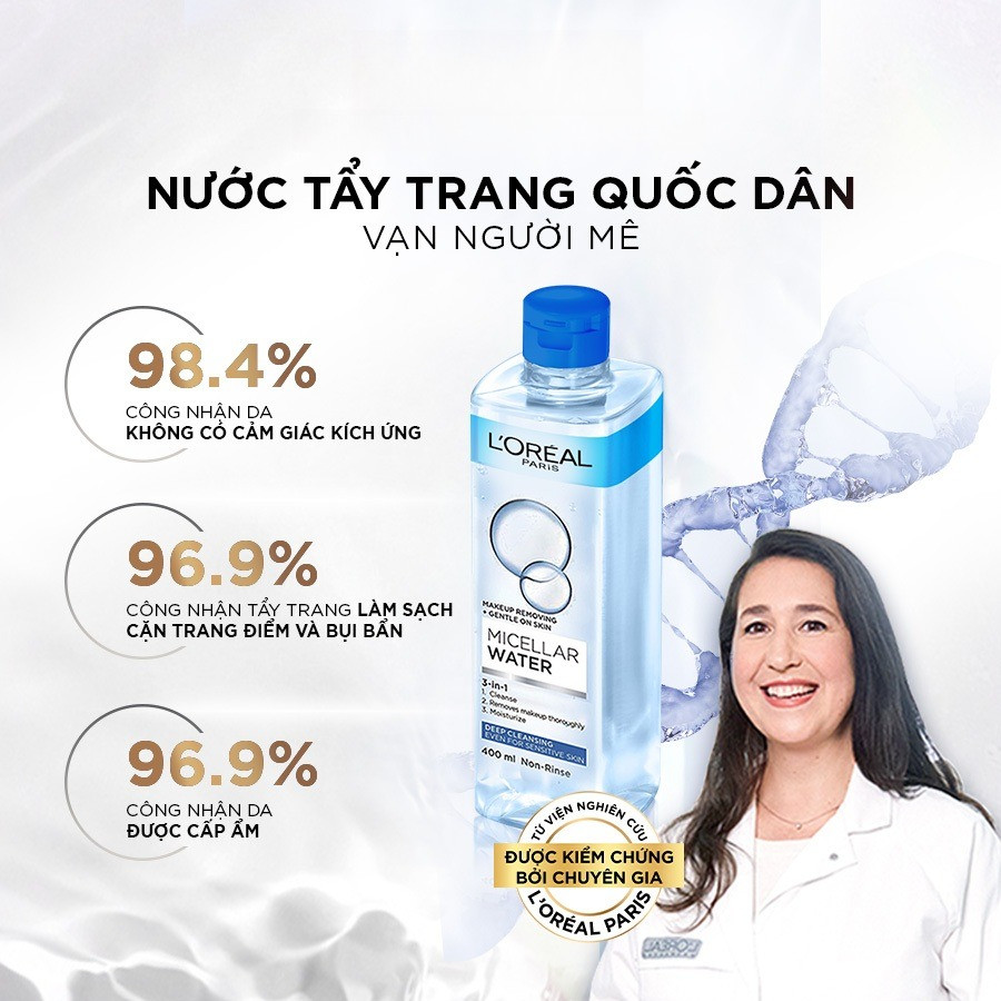 [L'OREAL] Nước tẩy trang Loreal 400ml_thumbnail_3