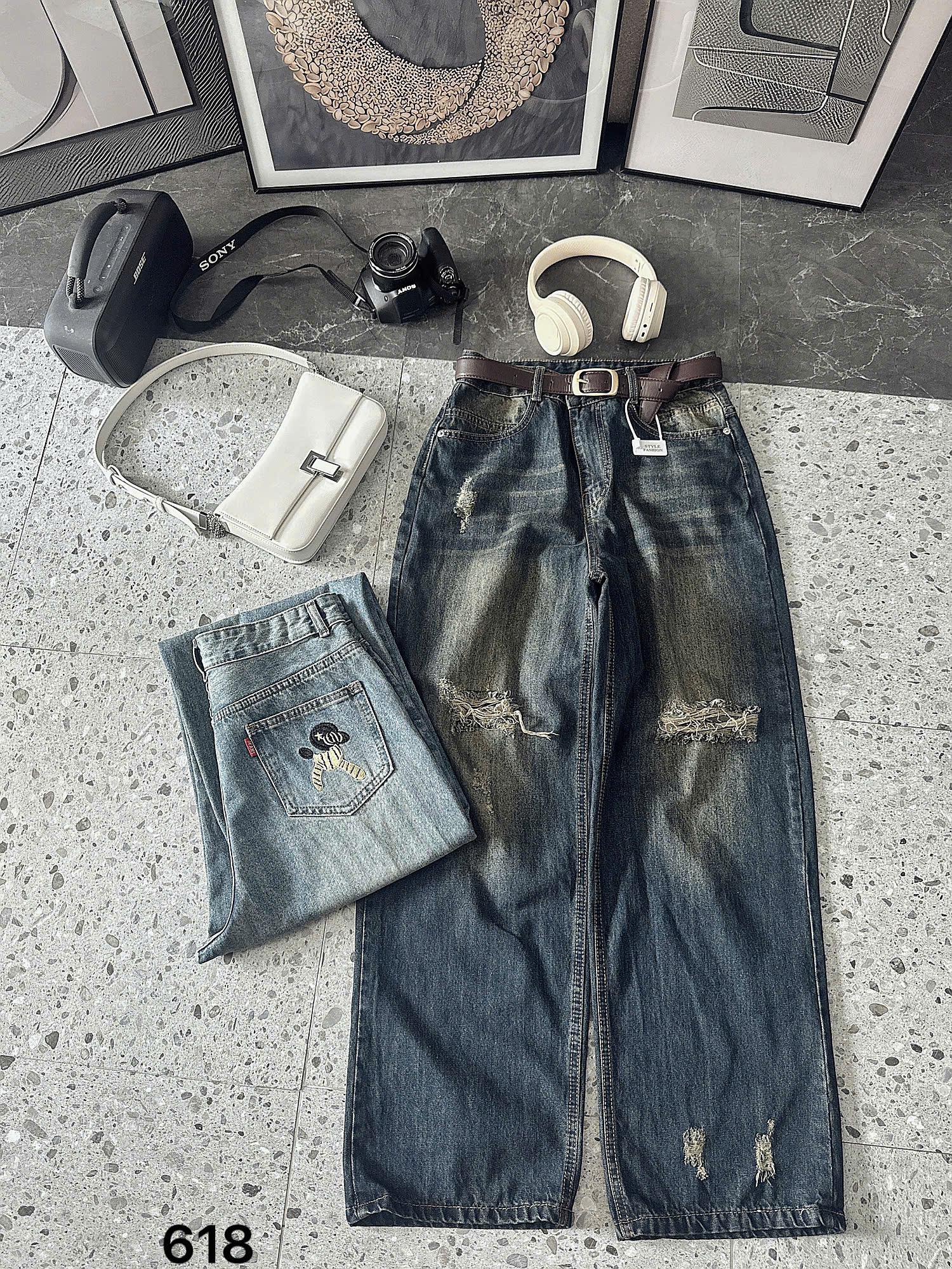 BIGSIZE - QUẦN JEAN SUÔNG THÊU T-QJ618_thumbnail_6