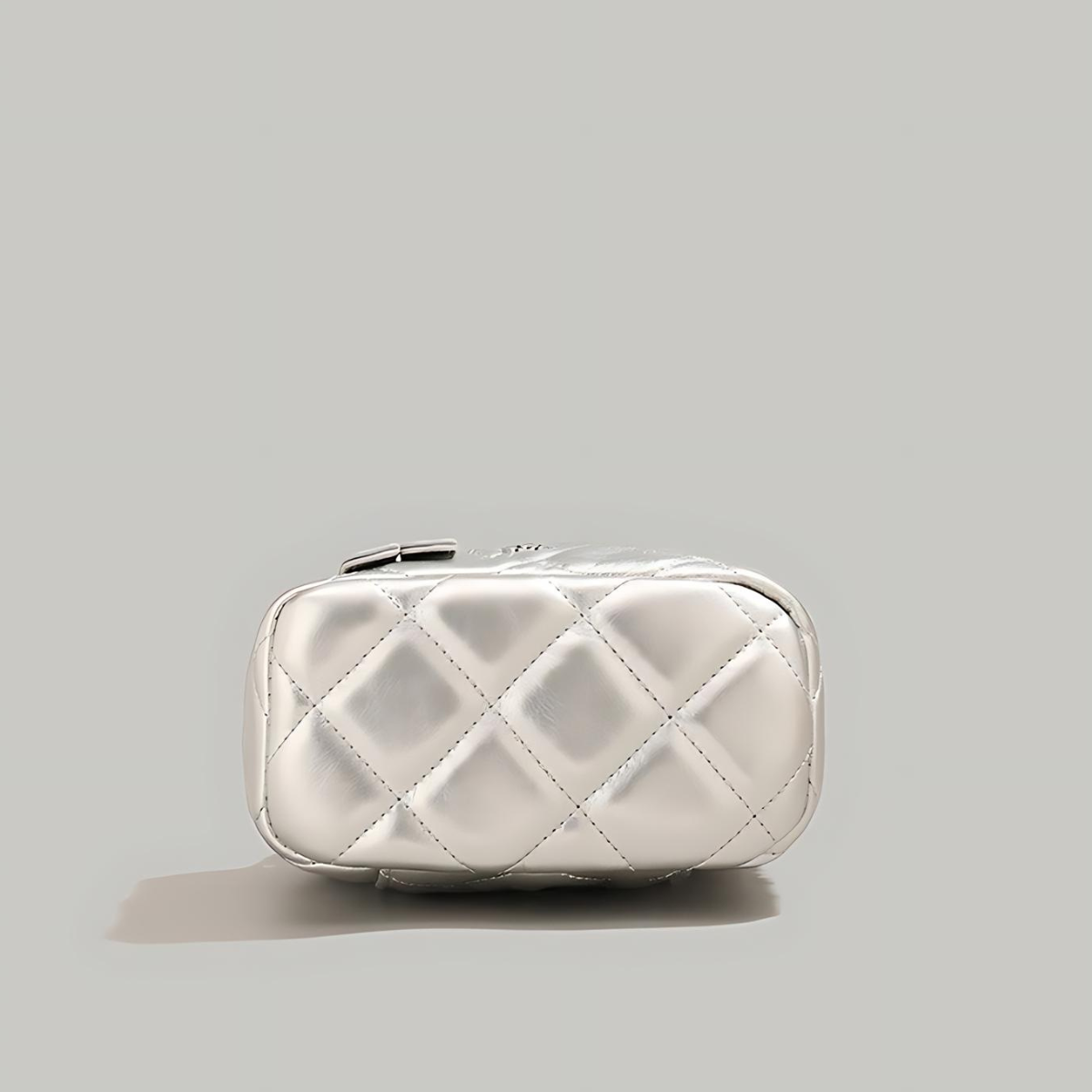 UHE 2503 – túi mini da ánh kim cao cấp, thiết kế thời thượng, 2 màu bạc & đen sang trọng_thumbnail_5