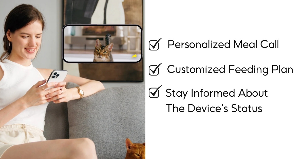 PETKIT YumShare Dual-hopper Automatic Pet Feeder with Camera