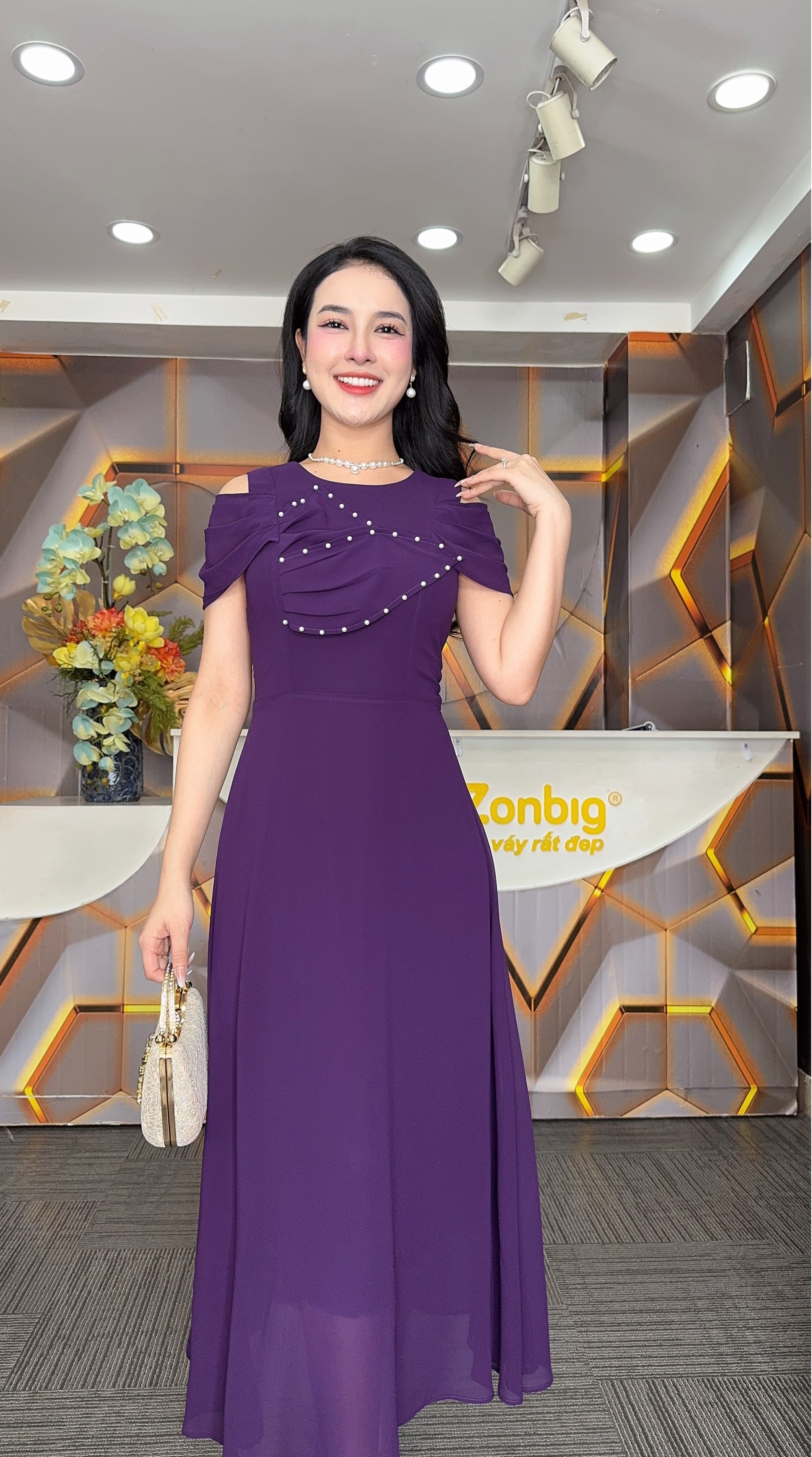 Đầm xòe - Y1895 - Thương hiệu Zonbig_thumbnail_7