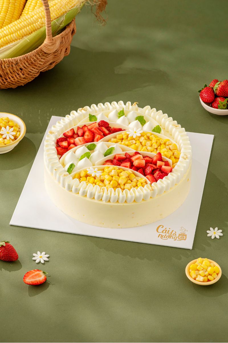 Harvest Bloom (Short) – Bánh Kem Bắp Dâu