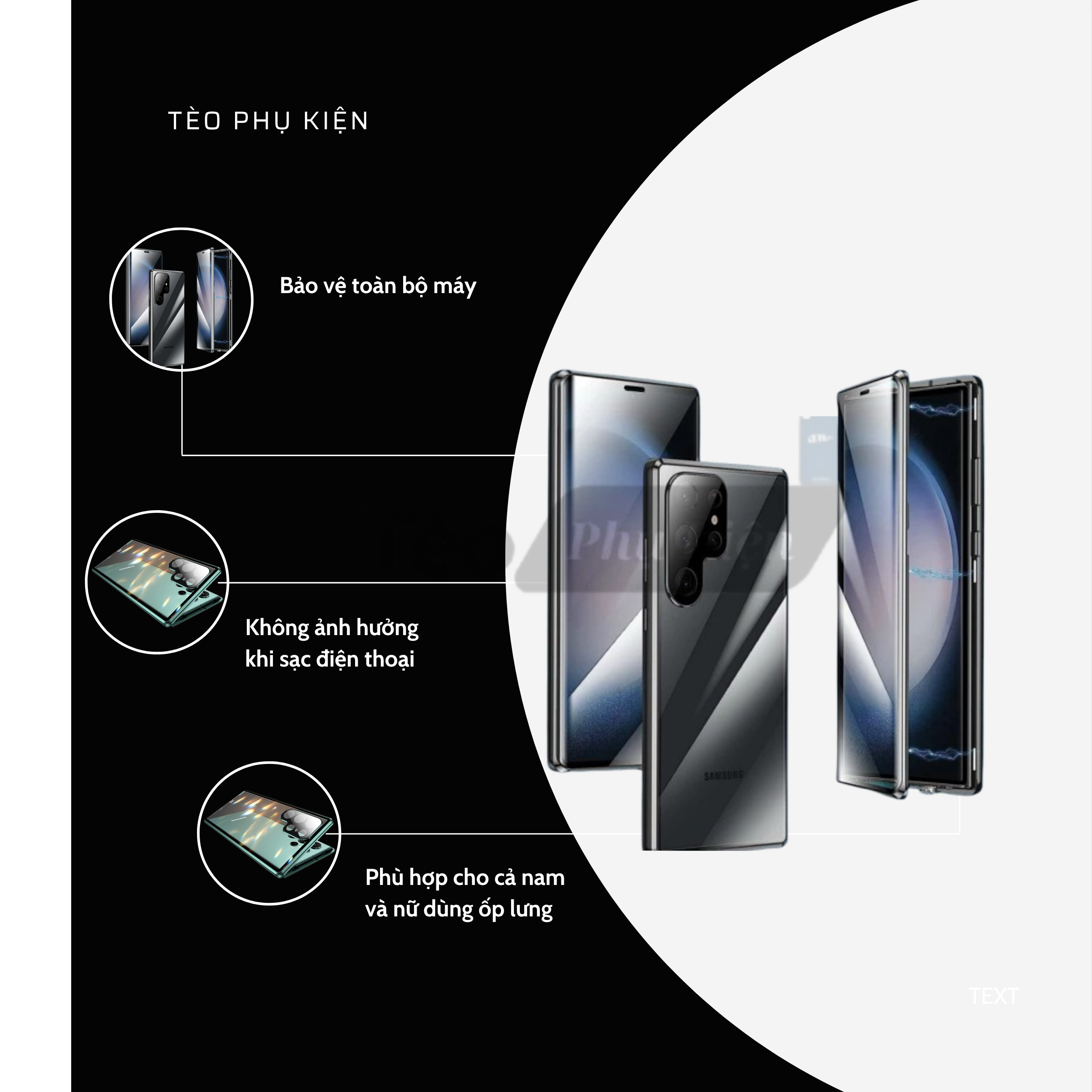 ỐP LƯNG ĐIỆN THOẠI 2 MẶT SAMSUNG GALAXY S LÀM BẰNG KIM LOẠI CÓ KÍNH CƯỜNG LỰC CHỐNG NHÌN TRỘM_thumbnail_6