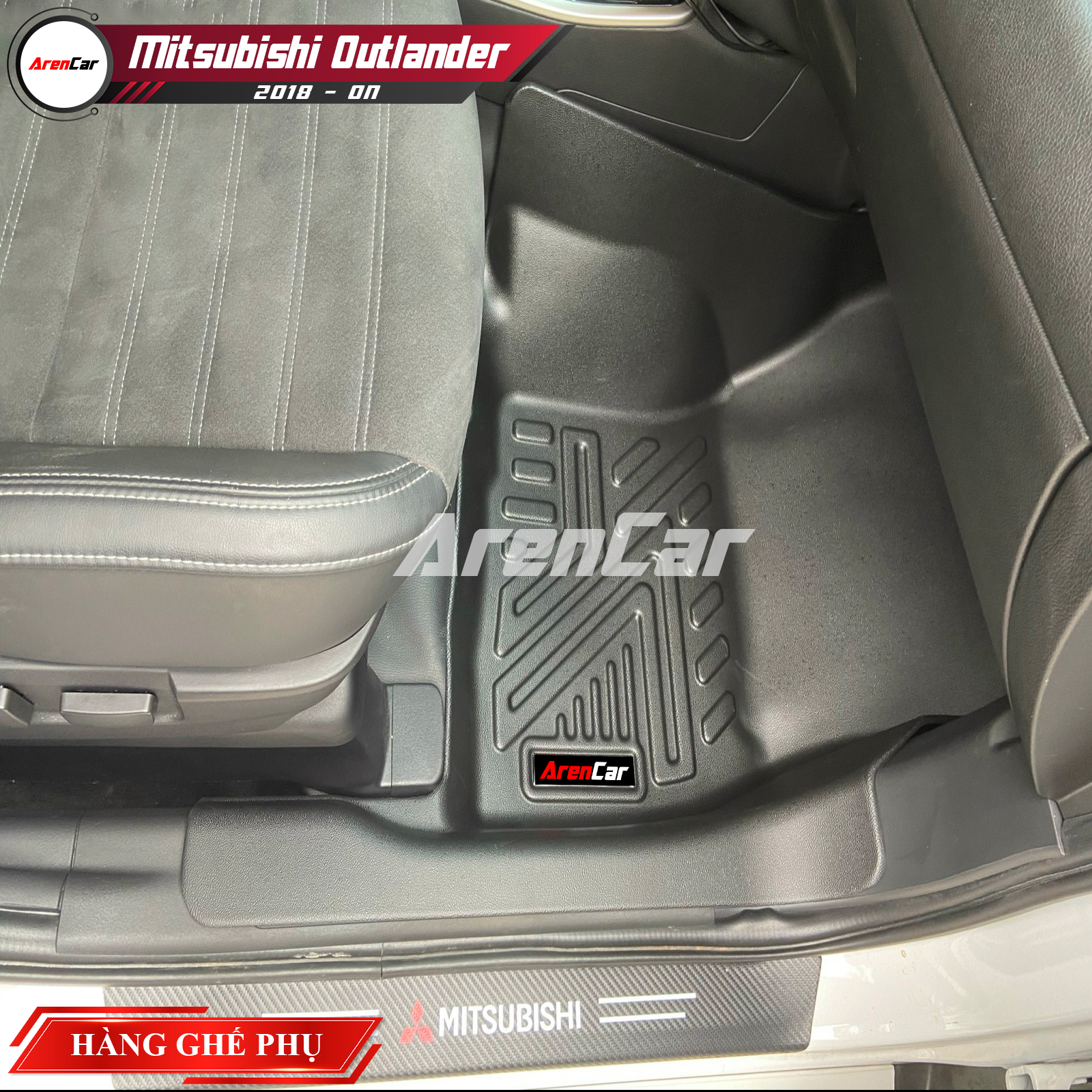 [Aren Car] Thảm Lót Sàn Ô Tô TPE Khuôn Đúc Mitsubishi Outlander_thumbnail_5