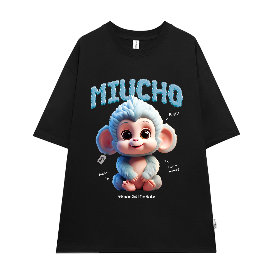 Áo thun form rộng 12 con giáp tuổi Thân (tuổi khỉ) ATD1243 Miucho tay ngắn cổ tròn in mix_thumbnail_14